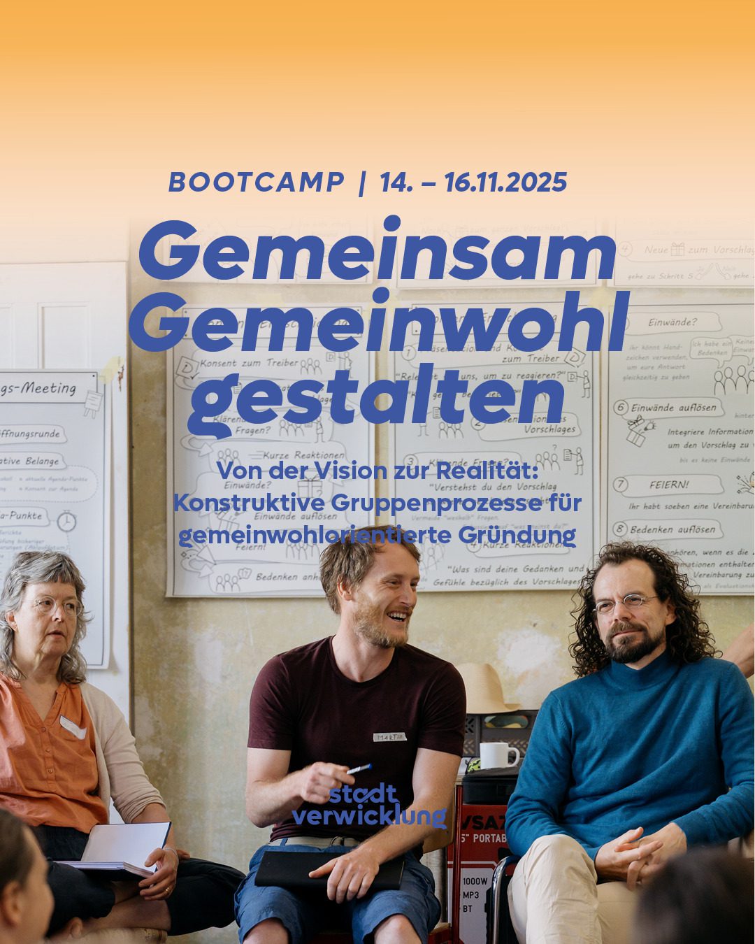 Veranstaltungsbild 'Gemeinsam Gemeinwohl gestalten' - Bootcamp in Weimar