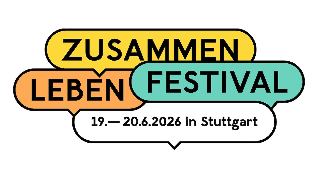 Logo vom Festival "Zusammen Leben" vom 19. bis 20. Juni 2026 in Stuttgart